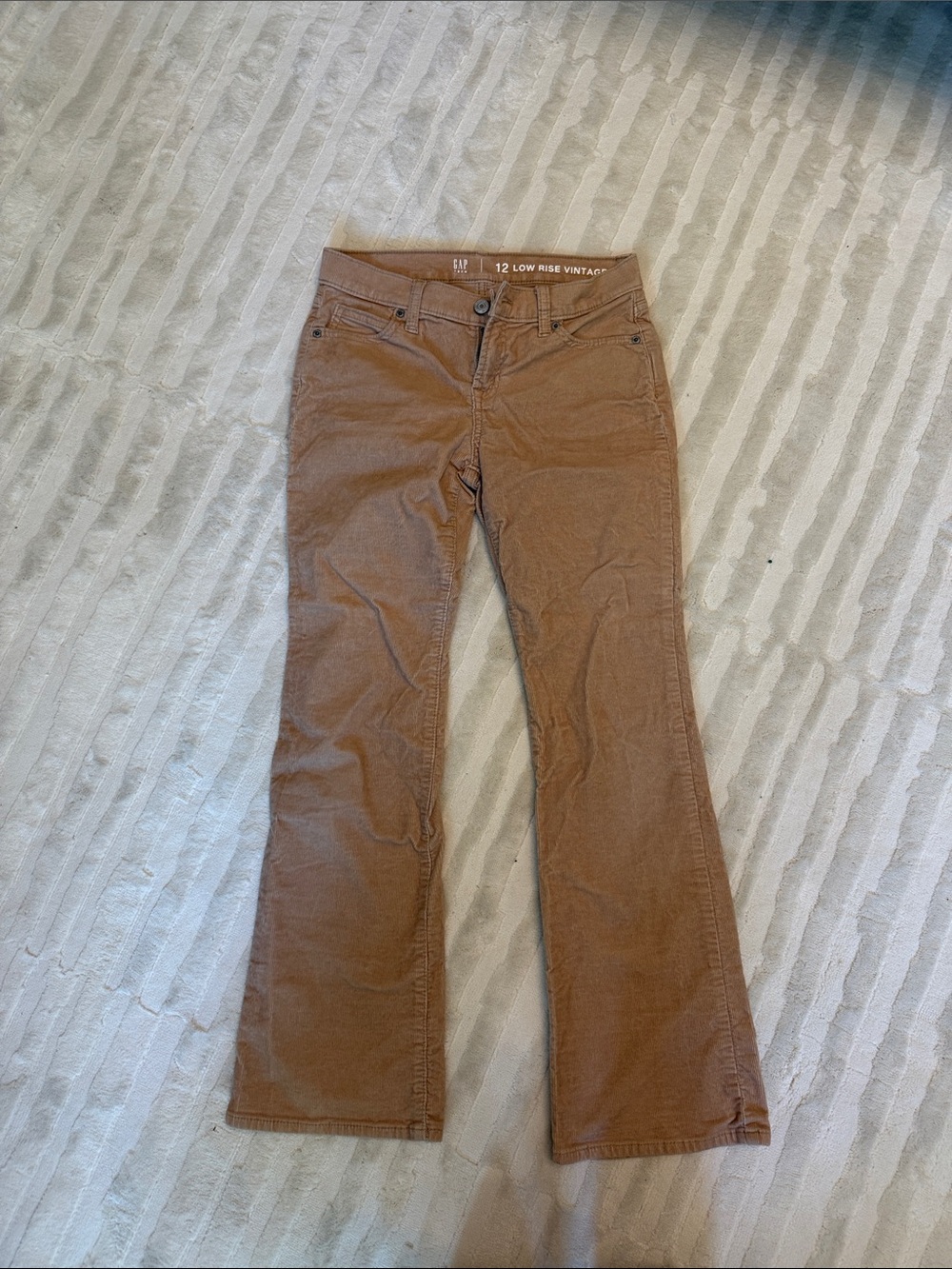 GAP Tan Corduroy Bootcut Pants